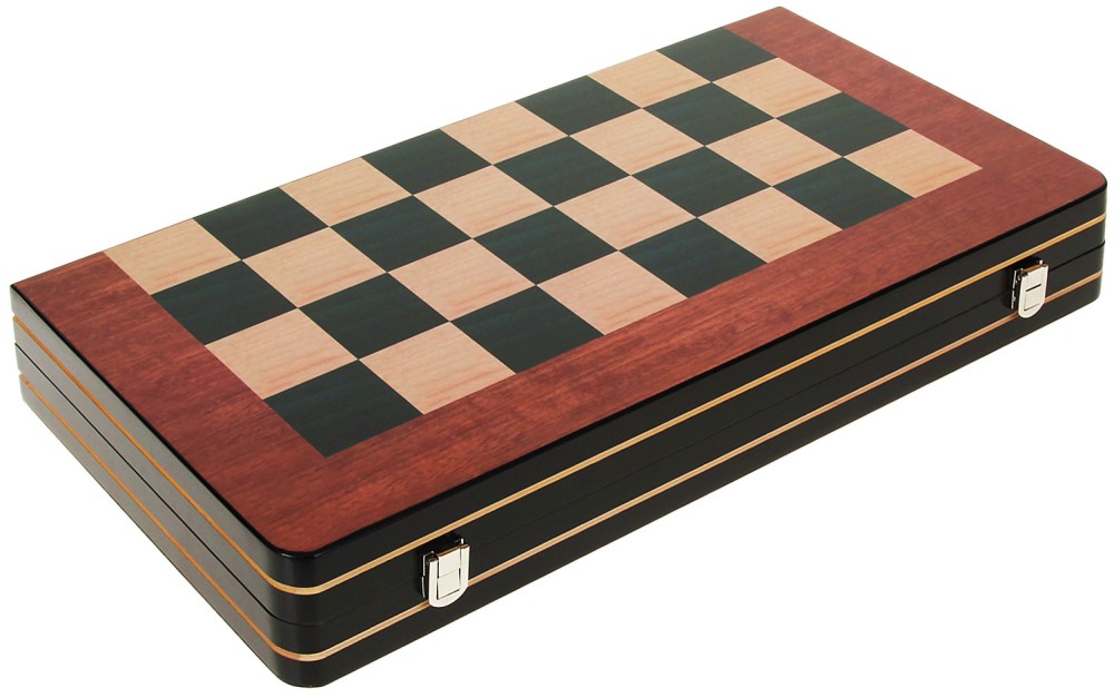 Шах и табла - Дървена настолна игра - игра