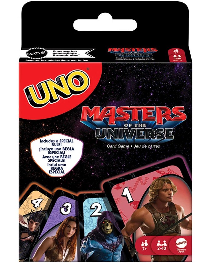 Уно - Masters of the Universe Уно - Masters of the Universe - Настолна игра с карти - игра
