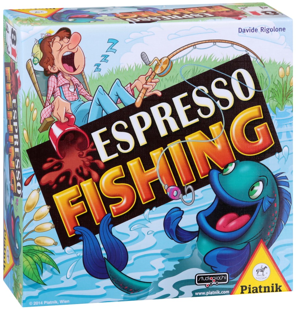 На риболов с кафе еспресо - Състезателна игра със зарове - игра