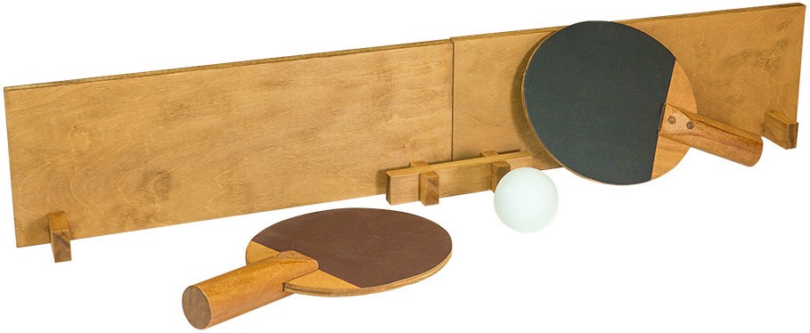 Комплект за тенис на маса - Professor Puzzle - В дървена кутия - игра