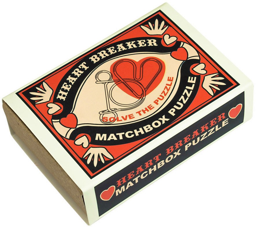 Разбивач на сърца - 3D метален пъзел от серията "Matchbox Puzzle" - игра
