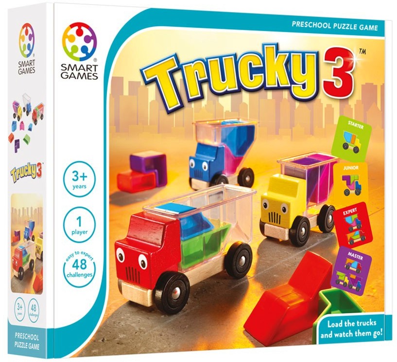 Камиончета 3 - Детска логическа игра от серията "Original" - игра