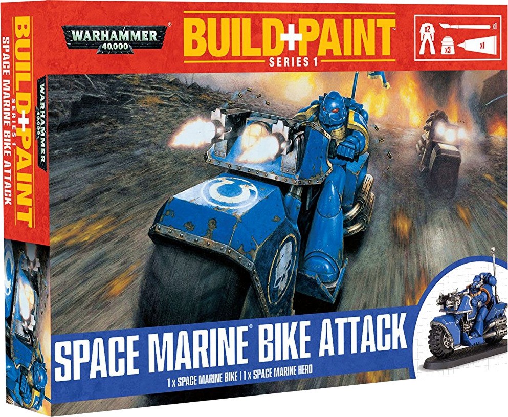 Space Marine Bike Attack - �������� ����� �� ������� "Warhammer 40000: Build + Paint" - ����