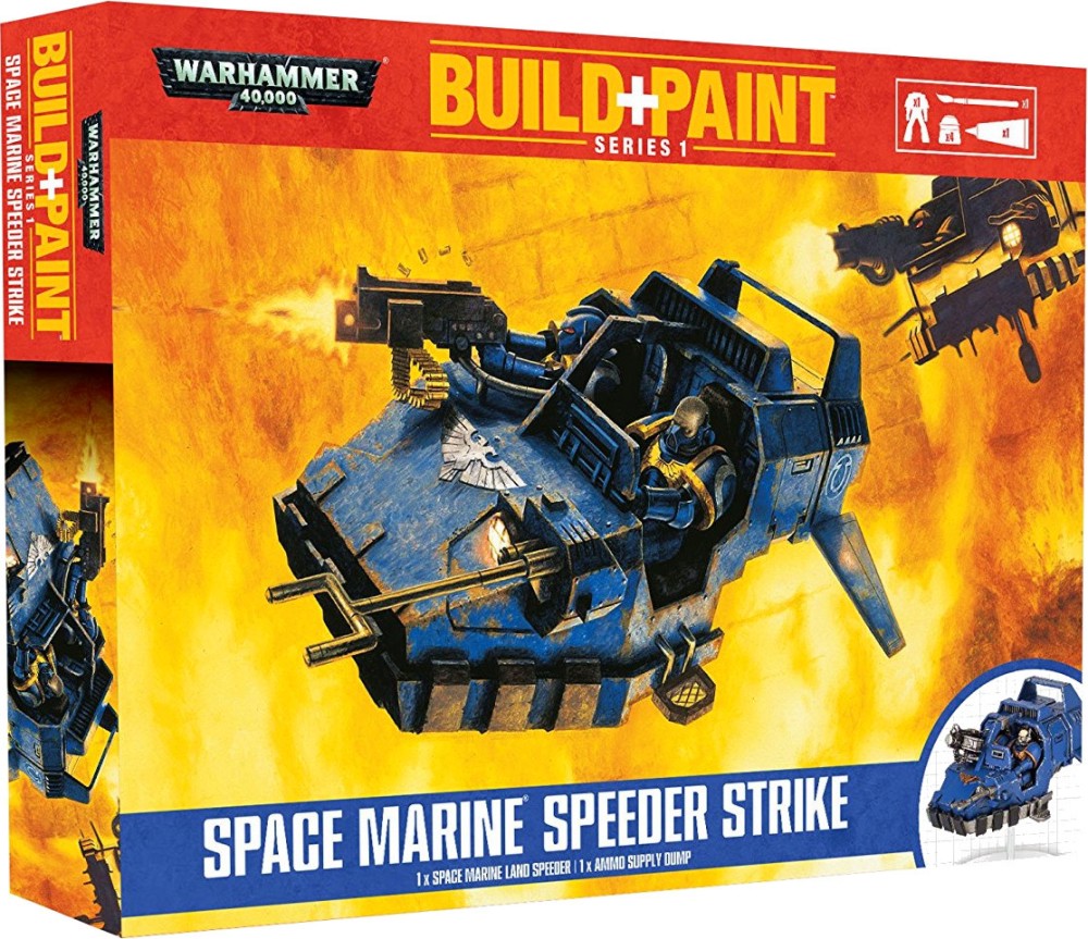 Space Marine Speeder Strike -     "Warhammer 40000: Build + Paint" - 