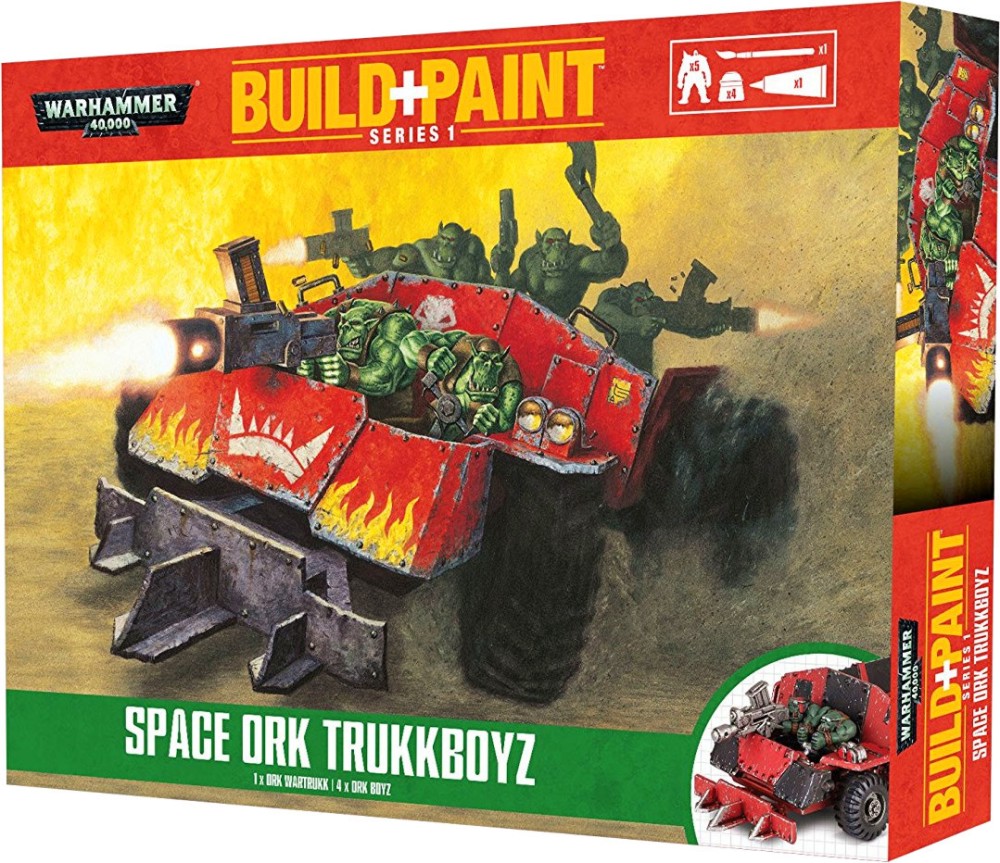 Space Ork Trukkboyz -     "Warhammer 40000: Build + Paint" - 