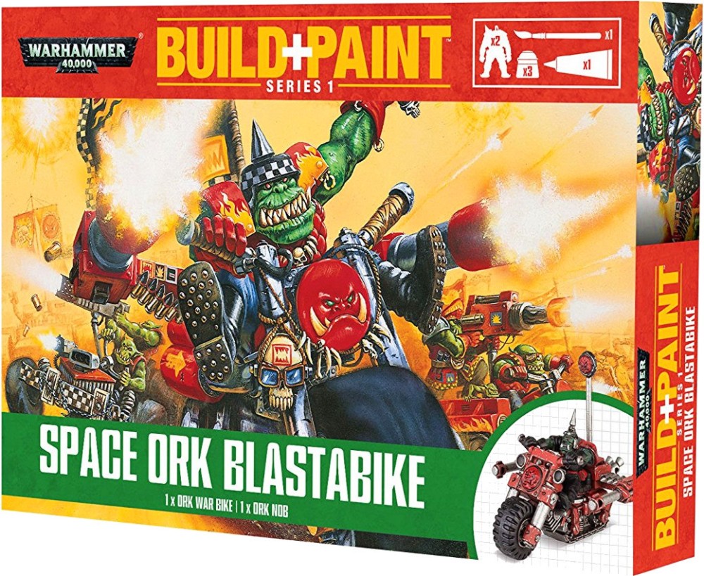 Warhammer 40000 - Space Ork Blastabike -     "Warhammer 40000: Build + Paint" - 