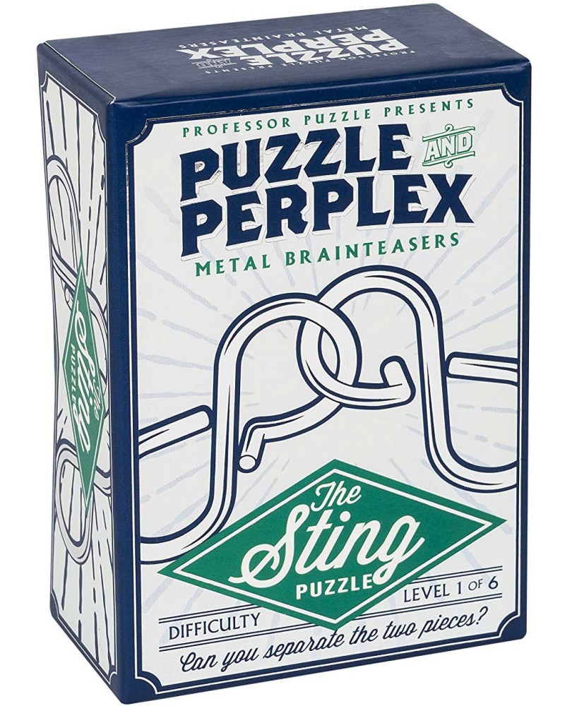 The Sting - 3D метален пъзел от серията "Puzzle and Perplex" - игра