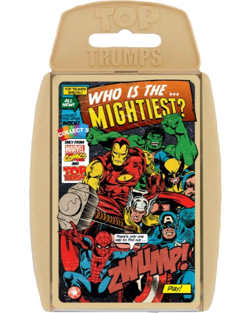 Marvel Comics - Who Is The Mightest? -      "Top Trumps: Play and Discover" - 