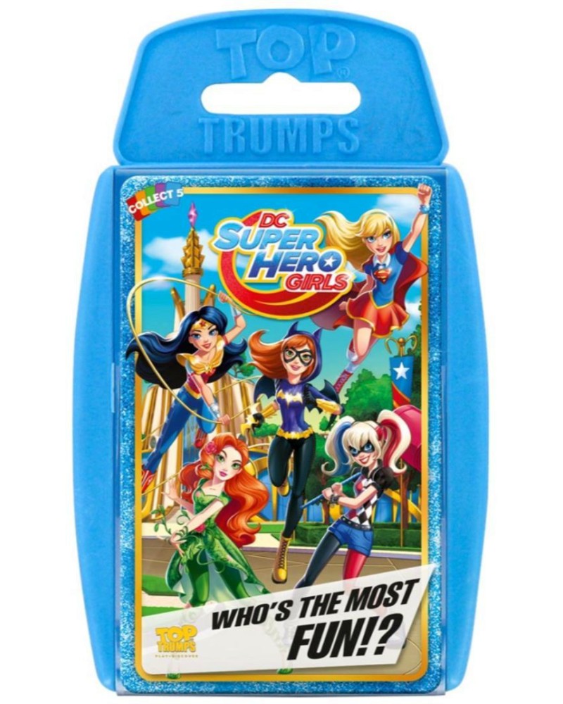 DC Superhero Girls -      "Top Trumps: Play and Discover" - 