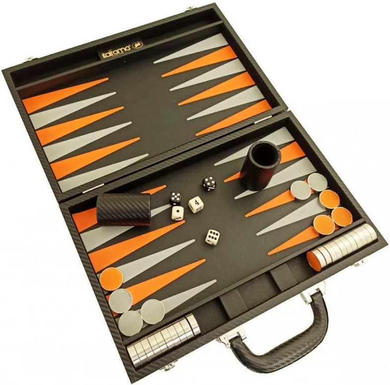 Табла - Carbon Leatherette Табла - Carbon Leatherette - Класическа настолна игра - игра