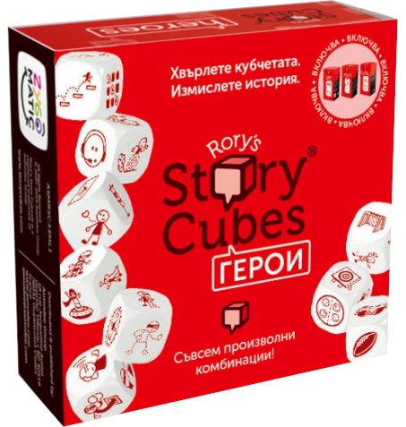 Story Cubes: Герои - Семейна игра със зарове - игра