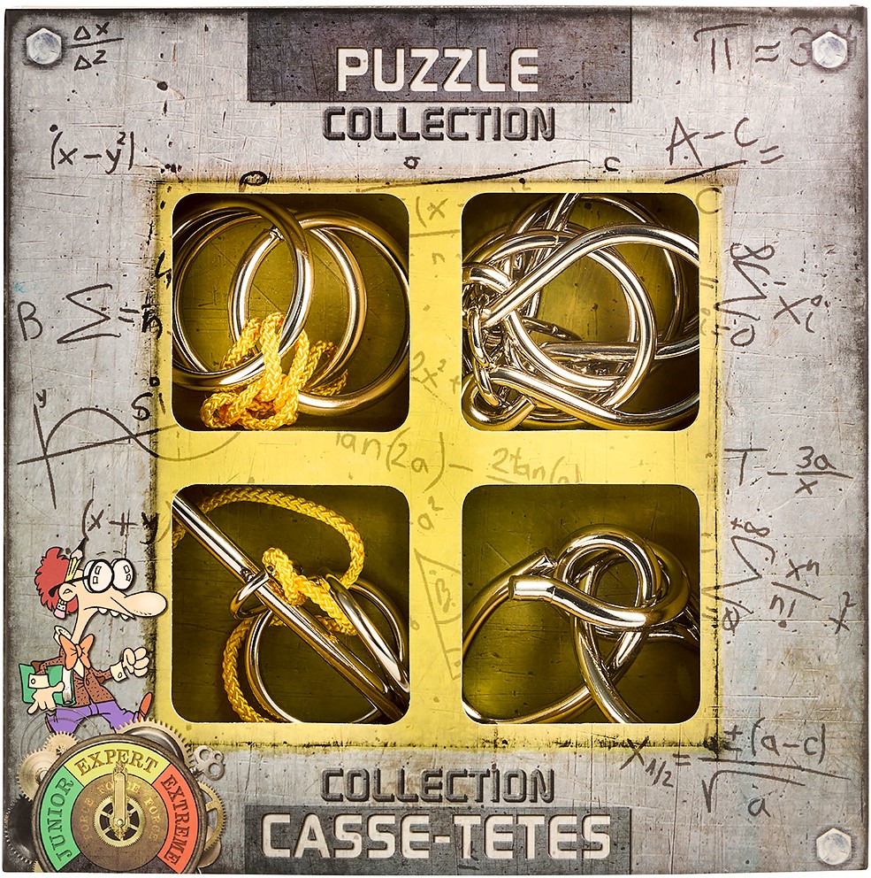 Expert Metal Puzzles -  4  3D    "Casse-Tetes" - 