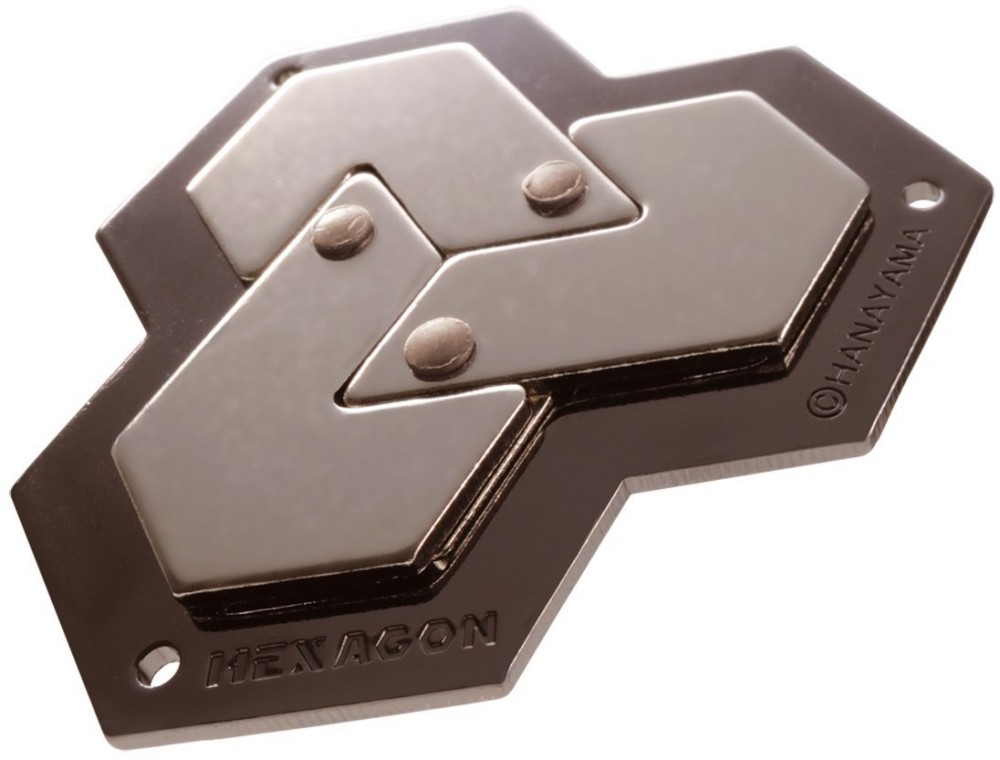 Hexagon - 3D пъзел от серията "Huzzle" - игра