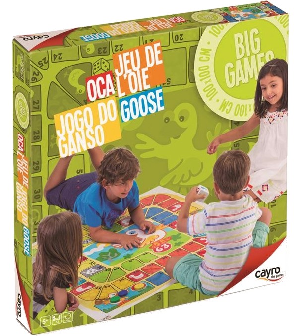 Гъска - С игрално поле с размери 100 x 100 cm от серията "Big Games" - игра