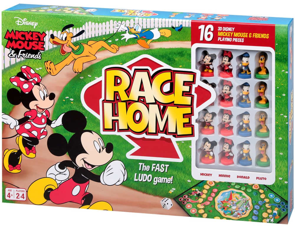 Race Home - Mickey Mouse and Friends - Състезателна детска игра - игра