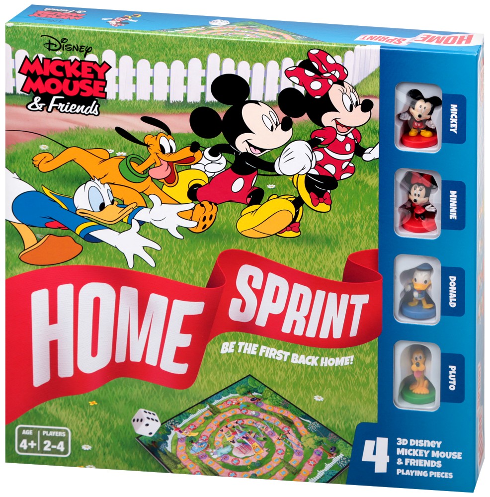 Home Sprint - Mickey Mouse and Friends - Състезателна детска игра - игра