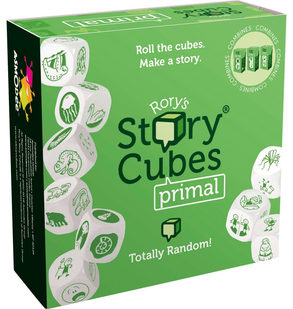 Story Cubes: Примитивно - Семейна игра със зарове - игра