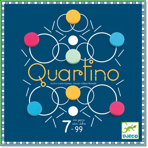 Quartino - Детска стратегическа дървена игра - игра