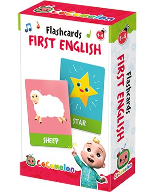 Флаш карти - Моите първи английски думички - Образователна игра от серията Cocomelon - игра