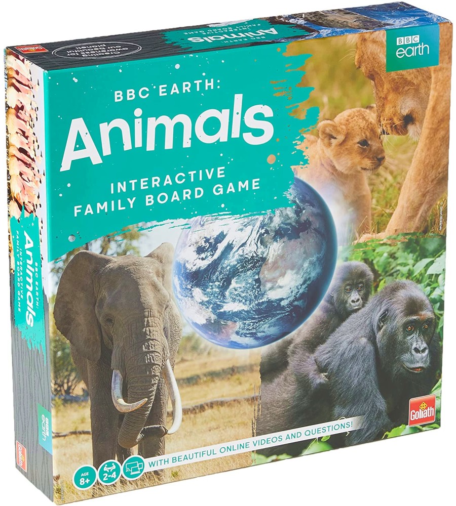 BBC Earth: Animals - Семейна интерактивна настолна игра - игра
