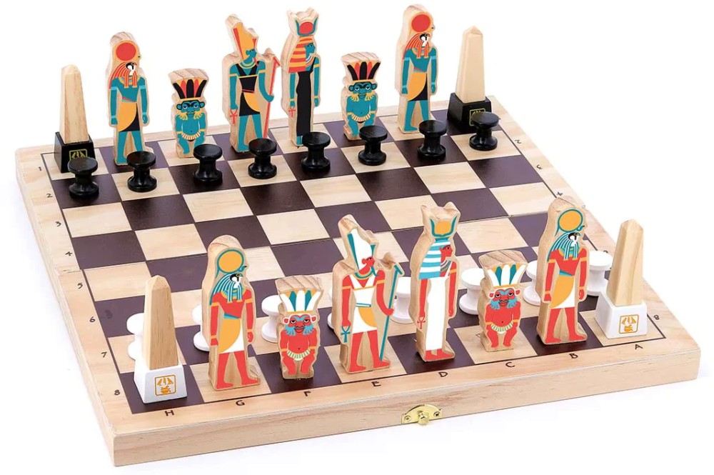 Шах - Дървена настолна игра - игра