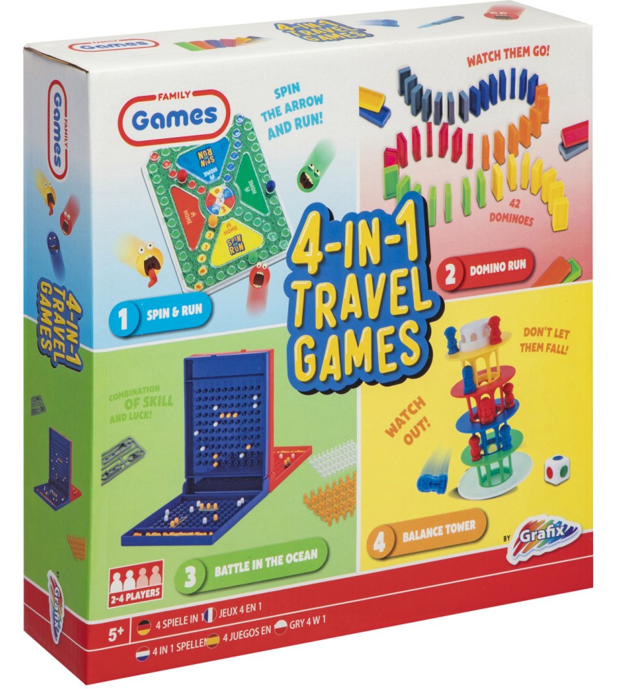 Travel Games 4 in 1 -    - 