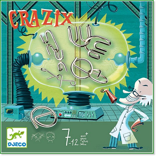 Crazix - Шест пъзела с метални елементи - игра