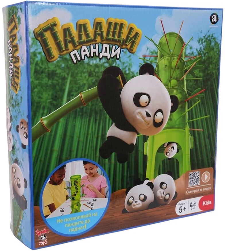 Падащи Панди Падащи Панди - Детска състезателна игра - игра