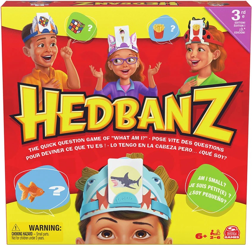 Какво съм аз Headbandz Junior - Spin Master Какво съм аз Headbandz Junior - Spin Master - Игра с въпроси, 3-то издание - игра