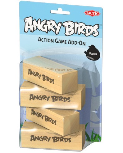 Дървени блокчета - Допълнение към игра "Angry Birds - Action game" - игра