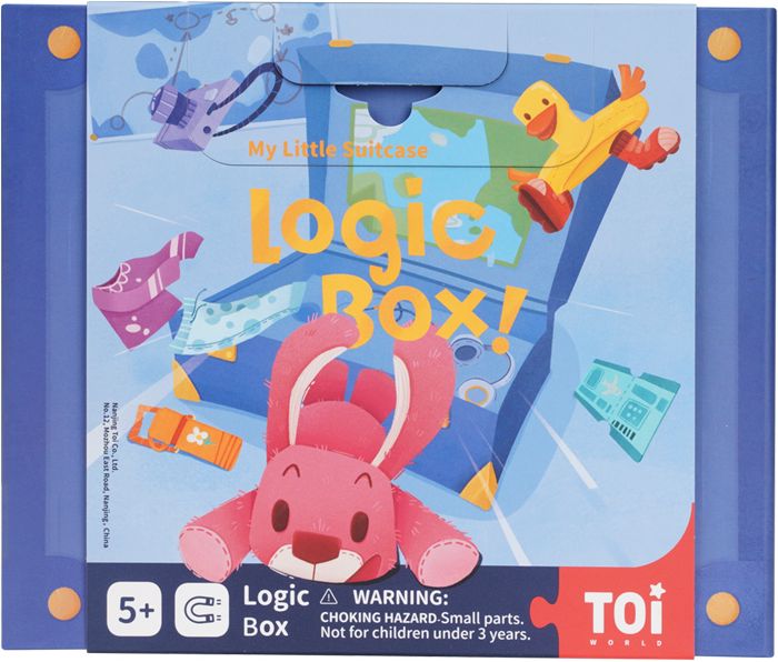 Детска магнитна логическа игра тетрис Toi World - store.bg