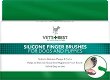 ����� �� ���� �� ������ Vet's Best Dental Finger Brush - 