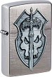 �������������� ������� Zippo Medieval Sword and Shield Skull