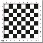 Професионална пластмасова дъска за шах - С размери 45 x 45 cm - игра