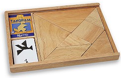 Танграм - Занимателна дървена игра - игра