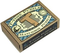 T - Time Puzzle - 3D дървен пъзел от серията "Matchbox Puzzle" - игра