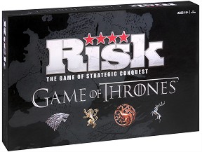 Риск: Игра на тронове - съкратена версия - Стратегическа настолна игра  на английски език от серията "Game of Thrones" - игра