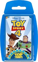 Toy Story 4 - Игра с карти от серията "Top Trumps: Play and Discover" - карти