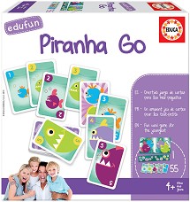 Пирани Educa - Детска игра с карти - игра