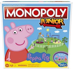 Монополи Джуниър - Peppa Pig - Семейна бизнес игра - игра