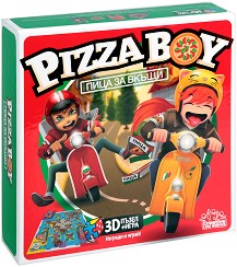 Pizza Boy: Пица за вкъщи - Детска състезателна игра с 3D модели - игра