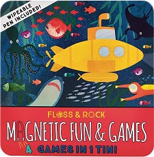 Подводен свят - Комплект от 4 магнитни игри - игра