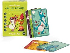 Battle - Детска състезателна игра с карти от серията "Dans la jungle" - игра