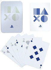 Карти за игра PlayStation - В метална кутия - карти