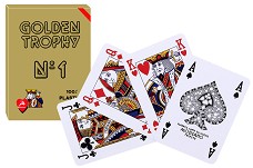 Карти за покер пластик - Golden Trophy - карти